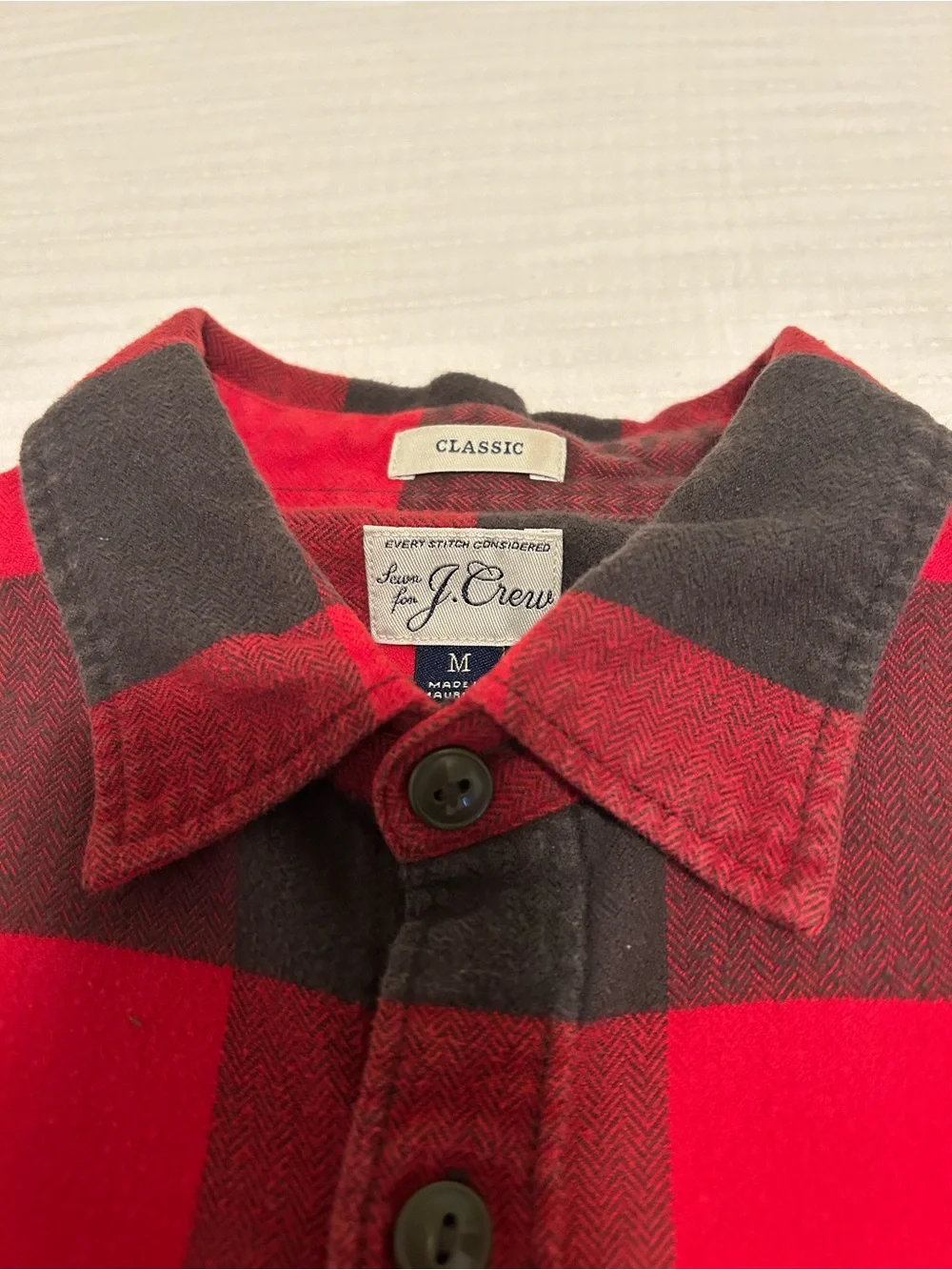 J. Crew classic buffalo